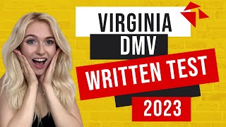 Virginia DMV Written Test 2023  60 REAL TEST Questions with Explained Answers [upl. by Koffler]