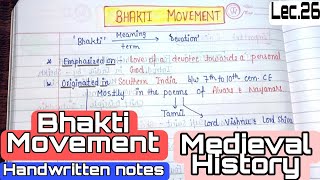 Bhakti Movement  Religious Movements  Lec26  Medieval History  An Aspirant [upl. by Westhead862]