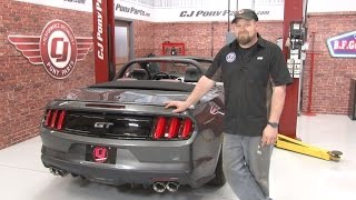 20152017 Mustang GT MagnaFlow Competition Series Quad Tip Installation [upl. by Sdlonyer]