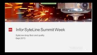 Infor SyteLine ERP Module Demos Shop Floor and Quality  Warehouse Mobility and Time Track [upl. by Chicky742]