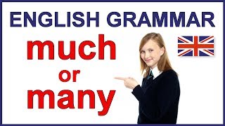 When to use quotmuchquot and quotmanyquot  English grammar lesson [upl. by Duj]