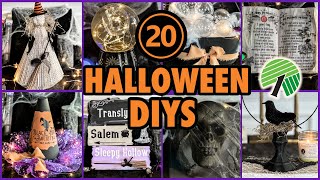 20 Dollar Tree HALLOWEEN DIY amp Decor Ideas l Halloween DIYS on a Budget l Easy Halloween Decor 👻 [upl. by Deni]