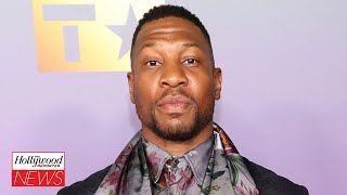 Jonathan Majors Praises Girlfriend Meagan Good During Awards Speech You Carried Me So Many Nights [upl. by Ytsirk]