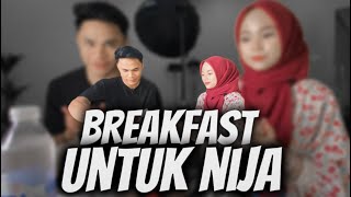 HAFIZ MASAK BREAKFAST UNTUK NIJA  3 HARI TERAKHIR NIFIZ [upl. by Ahseya]