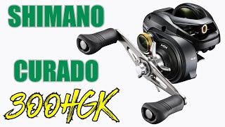 Shimano CU300HGK Curado 300 K Baitcasting Reel Review  JampH Tackle [upl. by Ennovihc]