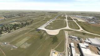 Flight Simulator X FSX  Melbourne International Flyover [upl. by Clinton]