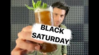 BLACK SATURDAY  Ricetta Cocktail Giorgio Chiarello [upl. by Kado]