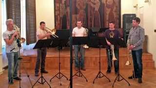 O Jesulein süß  Szeged Trombone Ensemble [upl. by Morry598]