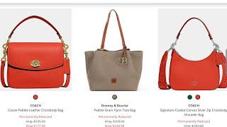 DILLARD HANDBAGS SALE amp CLEARANCE MICHAEL KORS  COACH DOONEY SHOP WITH ME [upl. by Ahtis]