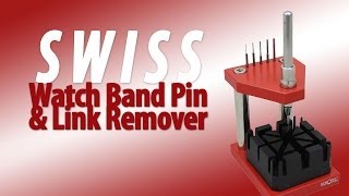 Horotec Swiss Watch Bracelet Pin Remover Press [upl. by Enirehtak584]