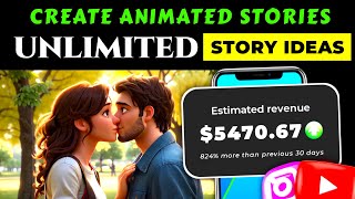 Ai Animation video kaise banaye  Story Prompt  Complete Editing animation aivideoanimation [upl. by Neetsyrk746]