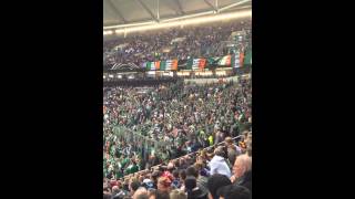 Irish Fans taking over Gelsenkirchen Schalke Germany [upl. by Fonzie]