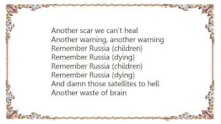 FischerZ  Remember Russia Lyrics [upl. by Raddi]