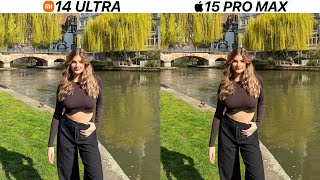 Xiaomi 14 Ultra VS iPhone 15 Pro Max Camera Test Comparison [upl. by Ponce]