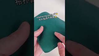 How to fuse iron on interfacing with pattern weight 使用布鎮令燙布襯更穩固 sewing sewingtutorial sewingtips [upl. by Dikmen]