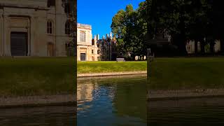 Punting in Cambridge Enjoy the Glideexplore shorts [upl. by Nadnarb]