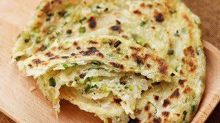 ExtraFlaky Chinese Scallion Pancakes Recipe 葱油饼 [upl. by Darline]