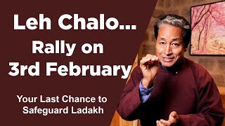 Leh ChaloRally on 3rd February  Your Last Chance to Safeguard Ladakh [upl. by Neelia]