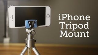 DIY iPhone tripod Mount [upl. by Ashli163]