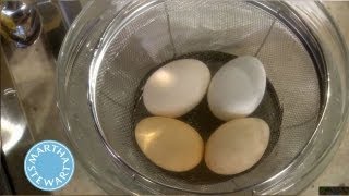 How to Peel a HardBoiled Egg⎢Martha Stewarts Cooking School [upl. by Enala]