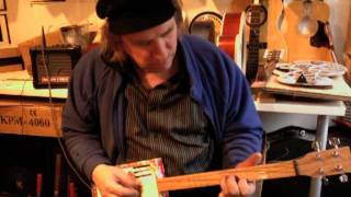 Cigar Box dulcimer strumstick demo [upl. by Nitsraek]