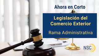 Legislación del Comercio Exterior  Rama Administrativa Shorts 0030 [upl. by Gnanmos]