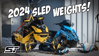 2024 Snowmobile Wet Weights We Weigh Every Sled in Our Fleet [upl. by Niawat820]