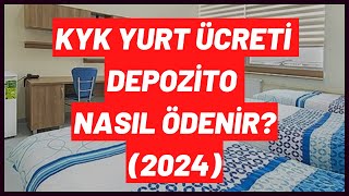 KYK YURT ÜCRETİ NASIL ÖDENİR 2024 [upl. by Indyc]