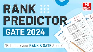 GATE 2024 Response Sheet Out  Predict Your Rank Now  GATE Rank Predictor  MADE EASY [upl. by Ynittirb333]