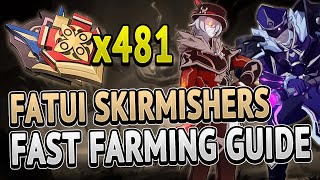 Fatui Skirmishers All Locations FAST FARMING ROUTE  Genshin Impact 20 [upl. by Onirotciv251]