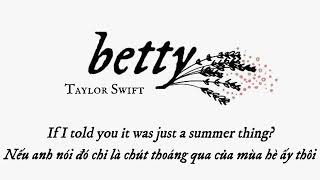 Vietsub betty  Taylor Swift [upl. by Nnhoj]