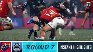 Munster v Glasgow Warriors  Instant Highlights  Round 7  URC 202324 [upl. by Assina143]