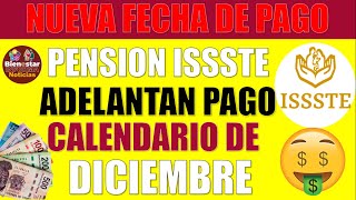 💥👉GRAN NOTICIA🚨Adelantan pago de diciembre de la pensión ISSSTE 2023 recibirás tu ultimo deposito [upl. by Ahsiem782]