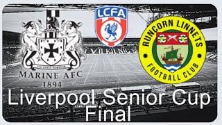 Marine vs Runcorn Linnets Liverpool Senior Cup Highlights [upl. by Rianon]