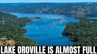 Lake Oroville Water Level Update  April 8 2023  How Full is Lake Oroville [upl. by Shaddock]