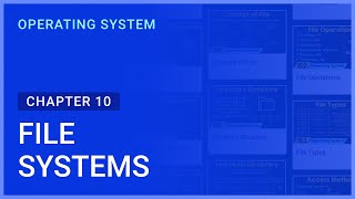 File Systems  Chapter10  Operating System [upl. by Yeleen]