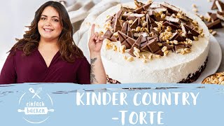 Kinder Country Torte – ganz einfache Kühlschranktorte 🎂 ohne Backen I Einfach Backen [upl. by Deana]