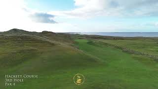 Carne Links  3rd Hole  Hackett Course [upl. by Norved]