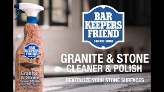 Bar Keepers Friend Granite amp Stone Cleaner amp Polish [upl. by Alana]