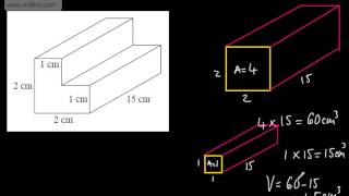 GCSE Maths  Volume of 3D Shapes Prisms Cylinders Cubes Cuboids Foundation Higher [upl. by Aneryc]