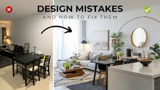 5 Biggest Interior Design Mistakes That Cheapen Your Home amp How To Fix Them [upl. by Niuqaoj]