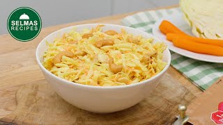 Coleslaw  Krautsalat  Perfekte Beilage zum Grillen 🥗💯 [upl. by Mariejeanne]