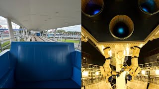 Magic Kingdom 2023 TTA PeopleMover Ride POV w Lights On in Space Mountain in 4K  Walt Disney World [upl. by Novart639]