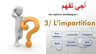 EOAE 2eme année bac  les options stratégiques quotLimpartitionquot Darija اجي نفهمو [upl. by Hoye393]