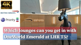 Complete Guide  🇬🇧 Heathrow Terminal 5  How were BA Galleries First and Club Lounges like [upl. by Irme]