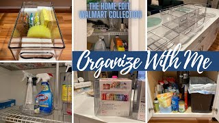 Organize With Me  The Home Edits Walmart Collection  How to Organize an Apartment for Under 50 [upl. by Aw]