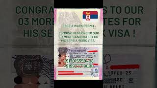 SERBIA WORK PERMIT schengenvisa europe europvisa visa abroad jobseekers schengenvisa [upl. by Adivad]