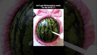 ASMR Lets get Watermelony ready for her DATE💋 shorts asmrsleep [upl. by Roswald307]