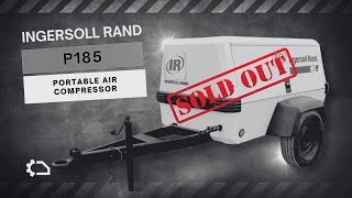 Ingersoll Rand P185CFM Air Compressor  aircompressor equipment [upl. by Shep566]