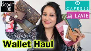 New Amazon Wallet Haul  Baggit  Caprese amp Lavie Wallet For Women Girls Under 500 [upl. by Arriet233]